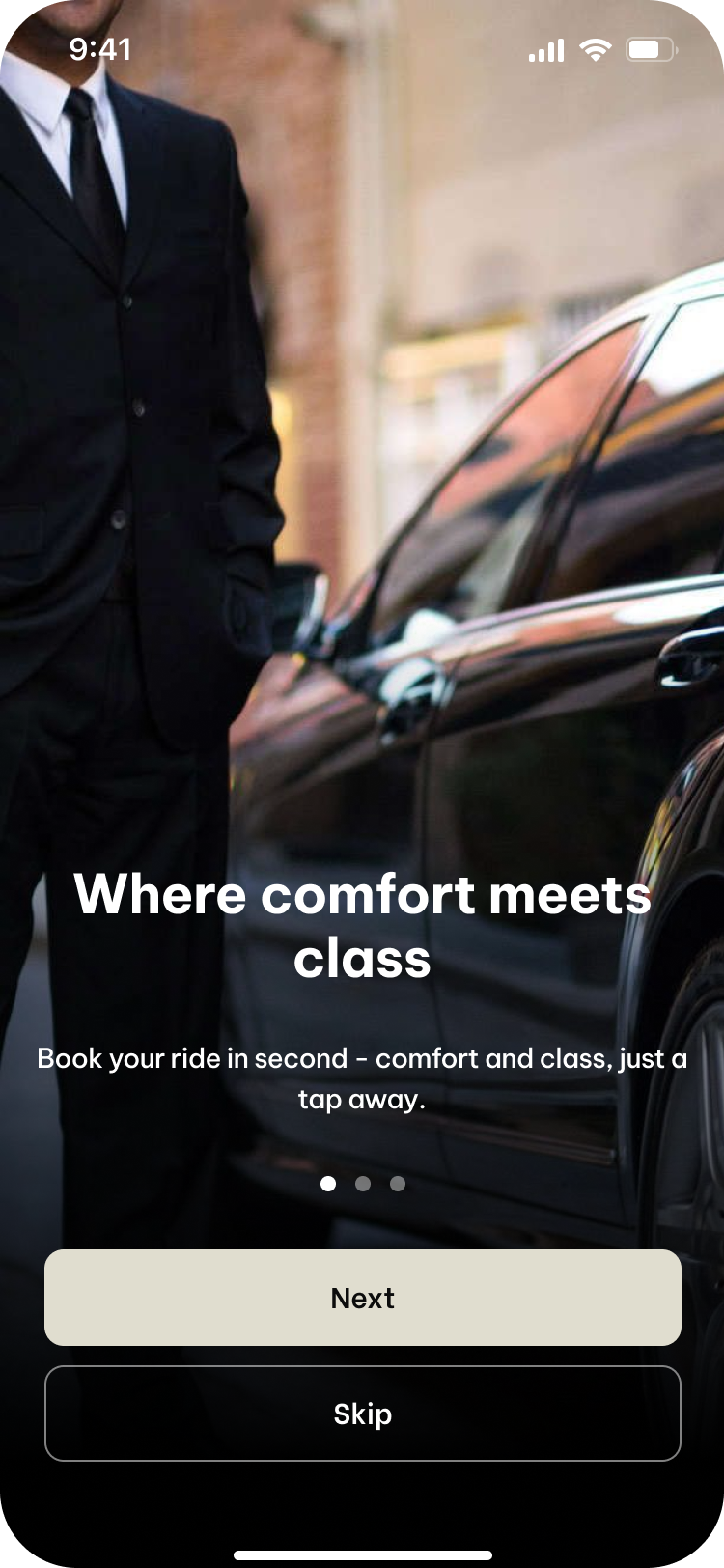 A to B - Taxi App - UI/UX Design Project