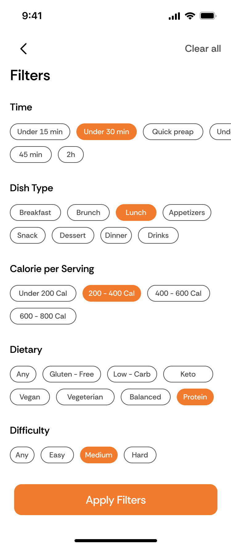 CookMate - Recipe App - Screen 2