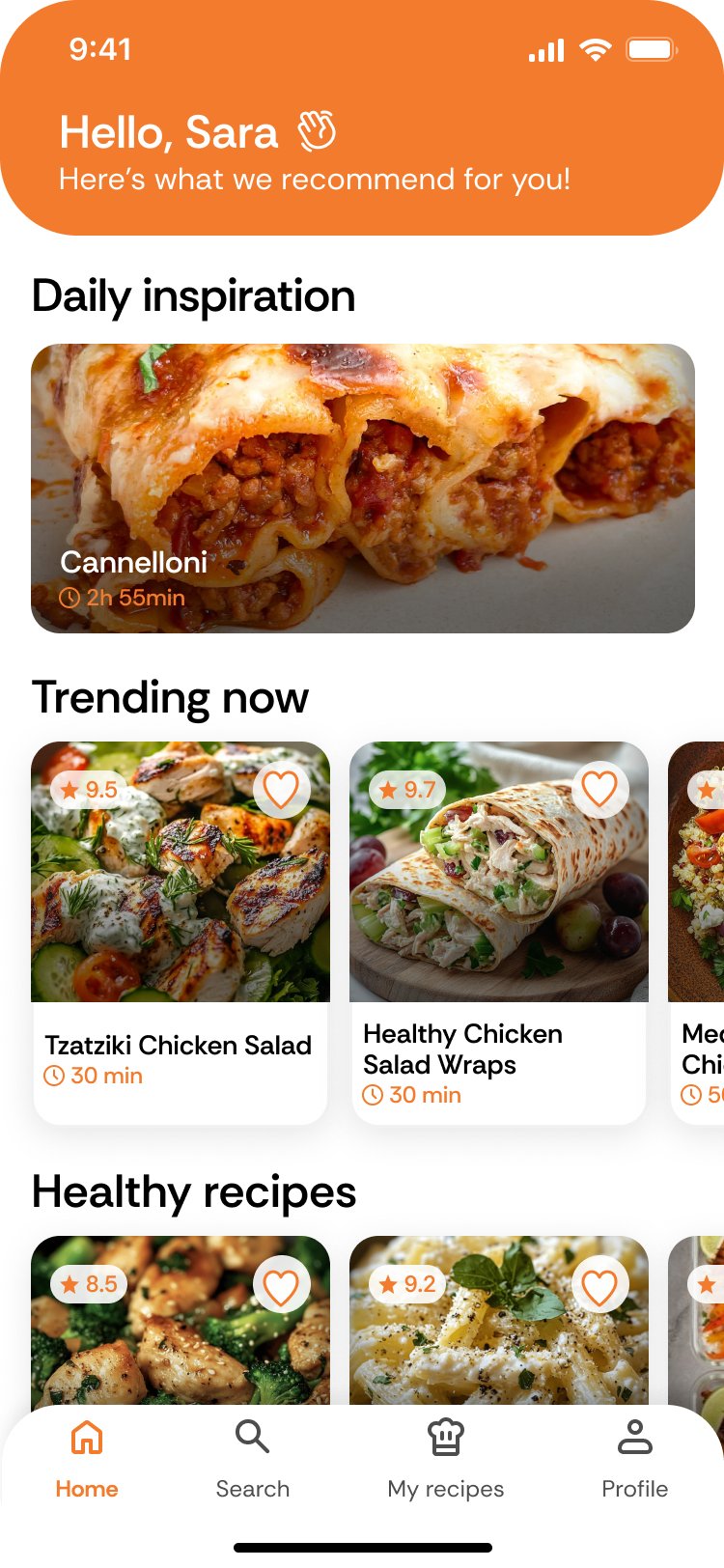 CookMate - Recipe App - UI/UX Design Project