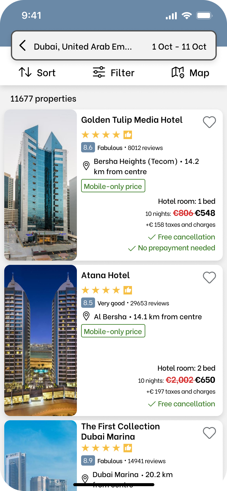 Easy Traveling - Booking App - Screen 4