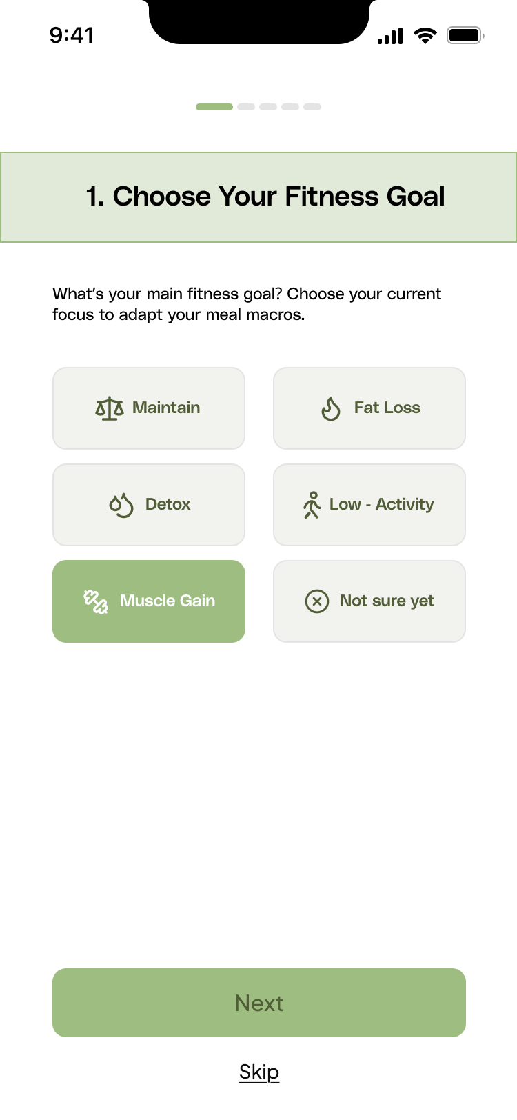FitJourney - Fitness App - Screen 3