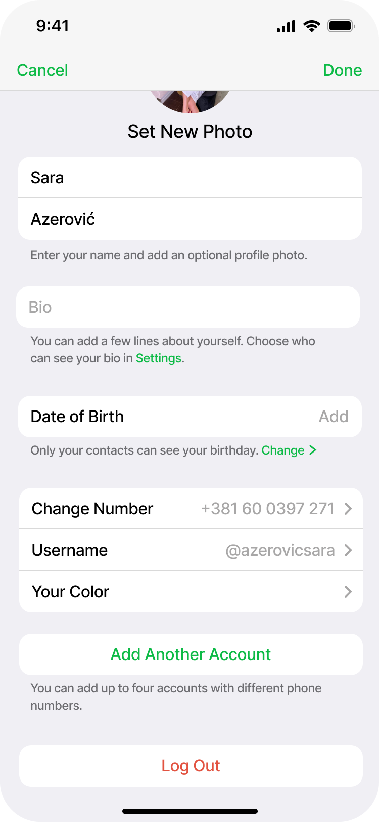 Link Up - Chat App - Screen 4
