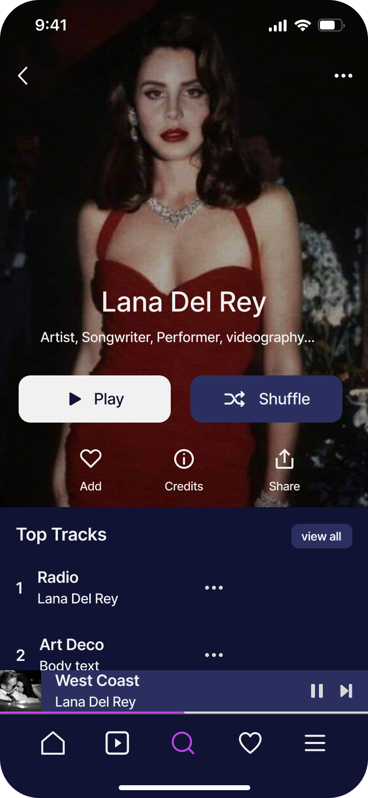 SonicFlow - Music Streaming - Screen 2